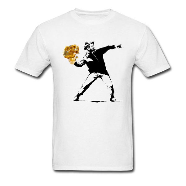 горячие продажи ван гог бэнкси t-shirt crew neck хлопок мужские tops тройники с коротким рукавом тенниски валентинки день подсолнечника иску
горячие продажи ван гог бэнкси t-shirt crew neck хлопок мужские tops тройники с коротким рукавом тенниски валентинки день подсолнечника иску