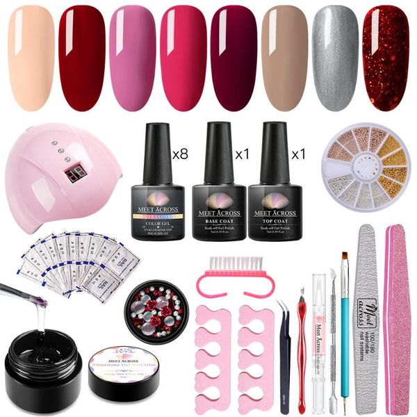 nail set 6w uv led lamp for manicure gel nail polish set kit gel varnish manicure base coat sets art decoration tools
nail set 6w uv led lamp for manicure gel nail polish set kit gel varnish manicure base coat sets art decoration tools