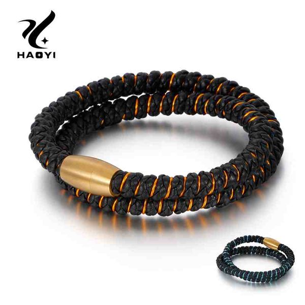 charm bracelets men's bracelet fashion trend stainless steel leather business gatheringmagnetic button jewelry for menn, Golden;silver
charm bracelets men's bracelet fashion trend stainless steel leather business gatheringmagnetic button jewelry for menn, Golden;silver
