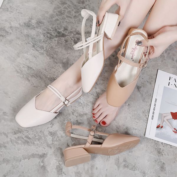 sweet girls cover toe sandals women thick low heels slides square toe buckle strap gladiator sandalias non-slip doll shoes woman, Black
sweet girls cover toe sandals women thick low heels slides square toe buckle strap gladiator sandalias non-slip doll shoes woman, Black