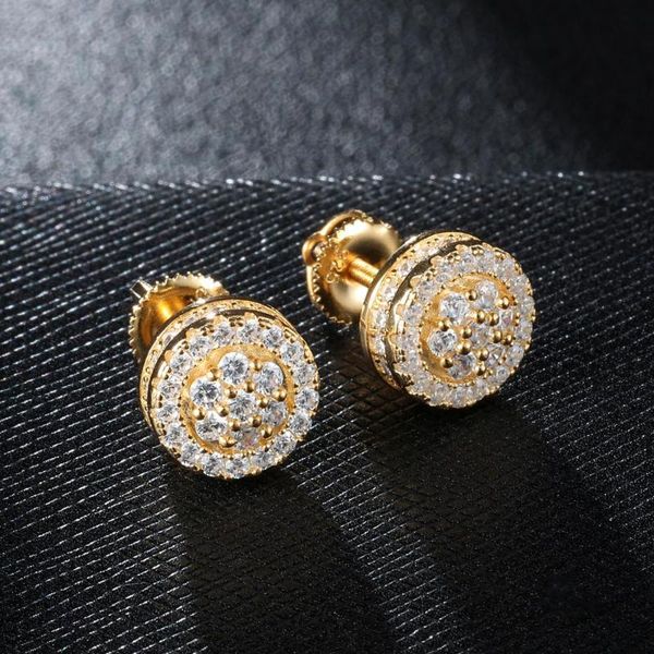 micro pave cz stone bling out stud earring male gold color copper round earrings for women men hip hopjewelry dropshipping, Silver
micro pave cz stone bling out stud earring male gold color copper round earrings for women men hip hopjewelry dropshipping, Silver