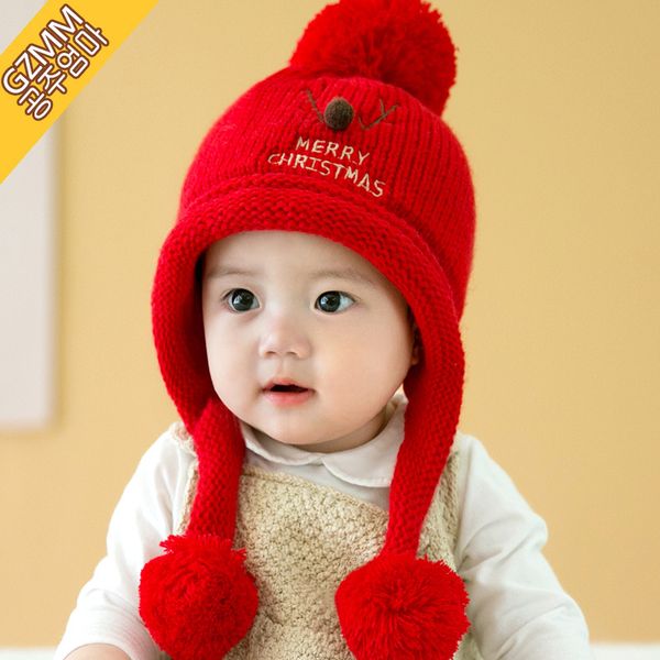 winter children korean-style versatile hat babies' set of head cap christmas deer baby plus velvet wool cap mz5222, Yellow
winter children korean-style versatile hat babies' set of head cap christmas deer baby plus velvet wool cap mz5222, Yellow