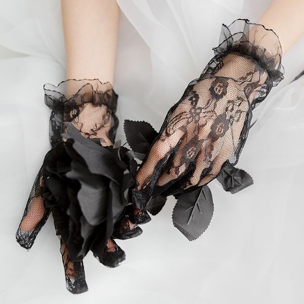 korean version of the spring autumn women' thin section lace retro elegant bride dress cheongsam banquet gloves, Blue;gray
korean version of the spring autumn women' thin section lace retro elegant bride dress cheongsam banquet gloves, Blue;gray
