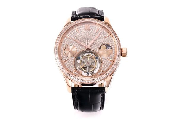 men's wristwatch gmt produced 24 hours sun and moon star manual 3310 true tourbillon movement stainless steel case dimensions diameter, Slivery;brown
men's wristwatch gmt produced 24 hours sun and moon star manual 3310 true tourbillon movement stainless steel case dimensions diameter, Slivery;brown