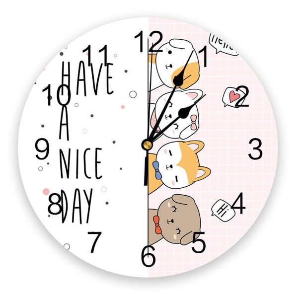 wall clocks modern clock cartoon animal puppy plaid pvc home decor bedroom silent oclock watch for living room
wall clocks modern clock cartoon animal puppy plaid pvc home decor bedroom silent oclock watch for living room