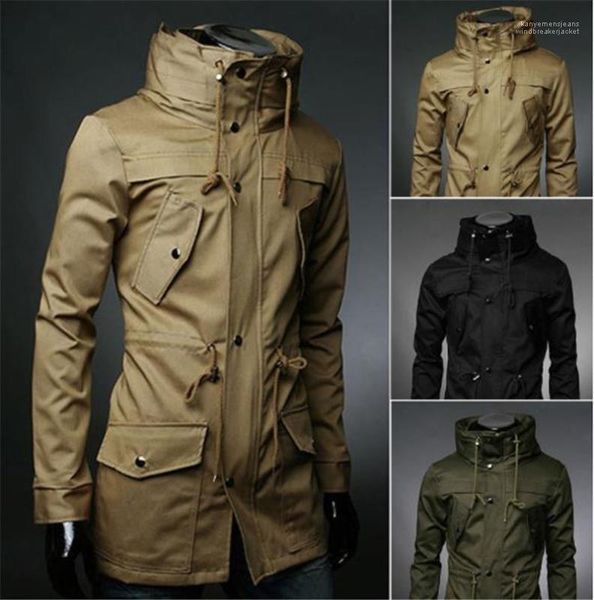 mens solid color mens trench coat with pockets long sleeve slim outwear fashion, Tan;black
mens solid color mens trench coat with pockets long sleeve slim outwear fashion, Tan;black