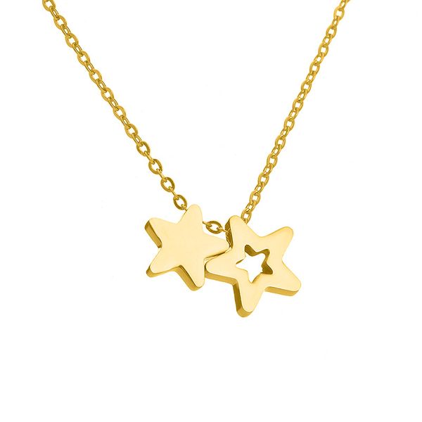 simple hollow five-pointed star pendant fashion jewelry accessories women's necklace girl women party gift, Silver
simple hollow five-pointed star pendant fashion jewelry accessories women's necklace girl women party gift, Silver