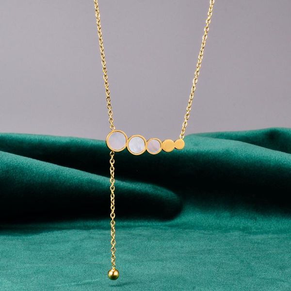 pendant necklaces hongcheng jewellery luxury white shell necklace titanium steel clavicle chain for women hc242, Silver
pendant necklaces hongcheng jewellery luxury white shell necklace titanium steel clavicle chain for women hc242, Silver