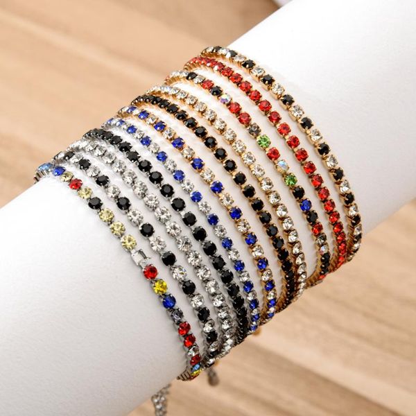 charm bracelets multicolor stainless steel rhinestone bracelet shiny cubic zircon tennis chains for women girls fashion jewelry, Golden;silver
charm bracelets multicolor stainless steel rhinestone bracelet shiny cubic zircon tennis chains for women girls fashion jewelry, Golden;silver