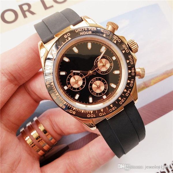 18k gold mens luxury watch stainless steel 116518ln oysterflex rubber strap automatic movement all dial work mechnical mens designer watches, Slivery;brown
18k gold mens luxury watch stainless steel 116518ln oysterflex rubber strap automatic movement all dial work mechnical mens designer watches, Slivery;brown