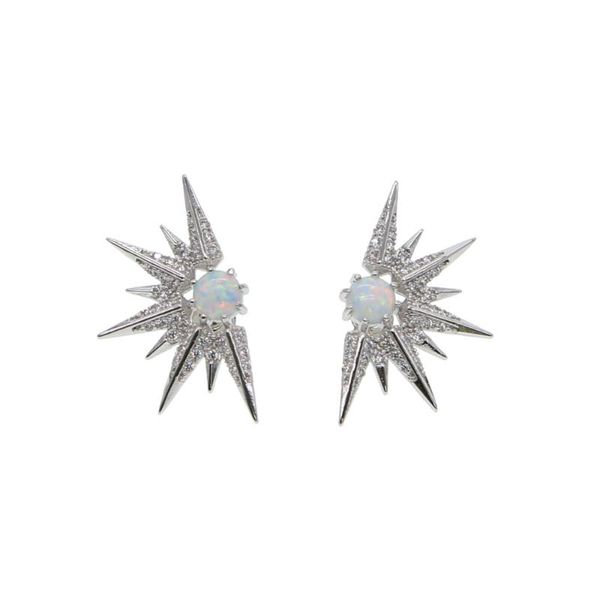 stud fashion cubic zirconia sunflower shaped elegant opal stone earrings women's accessaries delicat star ear, Golden;silver
stud fashion cubic zirconia sunflower shaped elegant opal stone earrings women's accessaries delicat star ear, Golden;silver