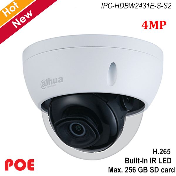 new lite 4mp waterproof mini dome ip camera h.265 built-in ir led support 256 gb sd card and poe ipc-hdbw2431e-s-s2
new lite 4mp waterproof mini dome ip camera h.265 built-in ir led support 256 gb sd card and poe ipc-hdbw2431e-s-s2