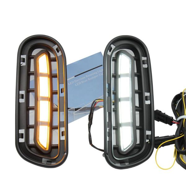 2 pcs/pair car led 2 color daytime running light for 18-20 kia stinger lamp auto vehicle accessories td326
2 pcs/pair car led 2 color daytime running light for 18-20 kia stinger lamp auto vehicle accessories td326