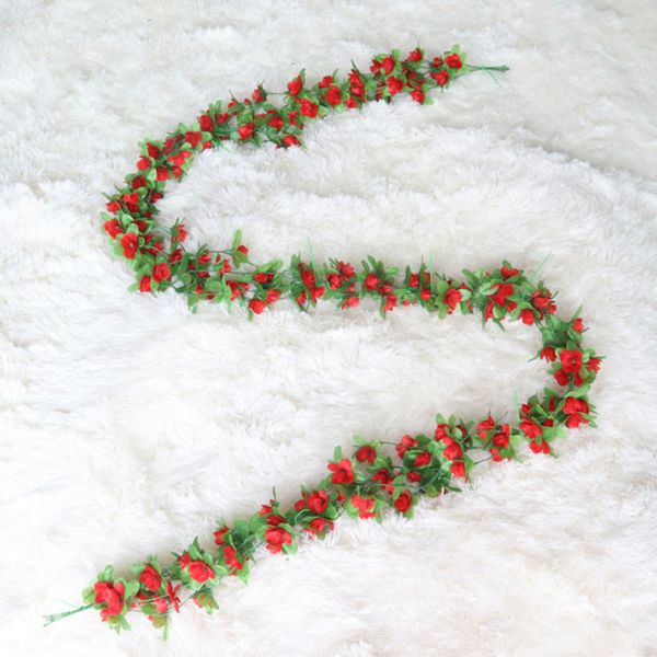 2pcs 2.3m 42 heads artificial rose vine fake flowers for diy wedding party christmas garden festival home wall hanging decro
2pcs 2.3m 42 heads artificial rose vine fake flowers for diy wedding party christmas garden festival home wall hanging decro
