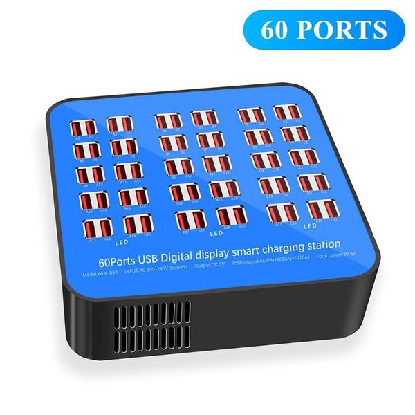 smart 60 ports usb hub charging station power outlet multi port speed wall charger dock charger adapter for l school shopping malls
smart 60 ports usb hub charging station power outlet multi port speed wall charger dock charger adapter for l school shopping malls