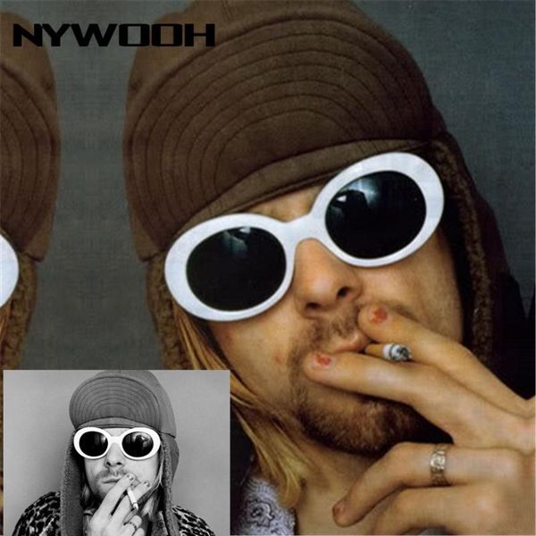 nywooh clout goggles kurt cobain glasses men women designer oval sunglasses female male nirvana sun glasses uv400, White;black
nywooh clout goggles kurt cobain glasses men women designer oval sunglasses female male nirvana sun glasses uv400, White;black