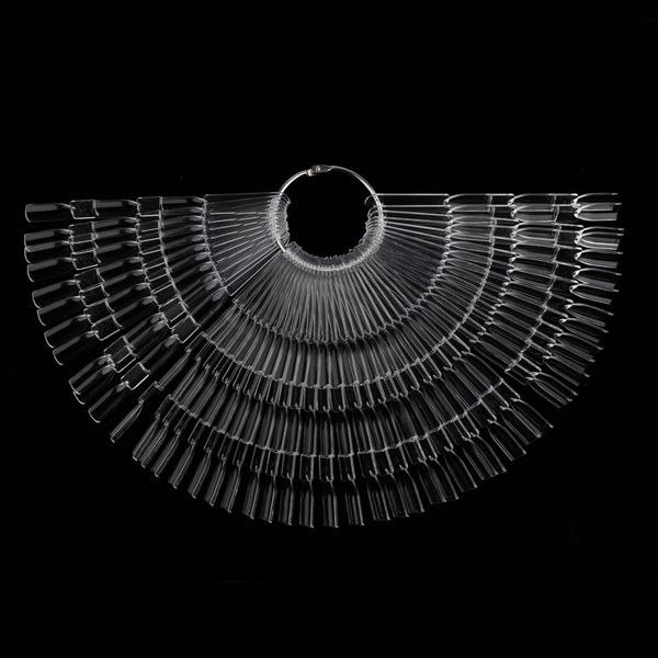 150 tips fan-shaped nail art display charts for polish gel display tools clear/ natural color
150 tips fan-shaped nail art display charts for polish gel display tools clear/ natural color