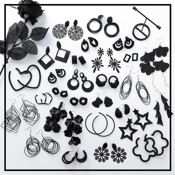 stud fashion retro vintage earrings jewelry simple personality black geometric star circle flower earring gift for women girl, Golden;silver
stud fashion retro vintage earrings jewelry simple personality black geometric star circle flower earring gift for women girl, Golden;silver