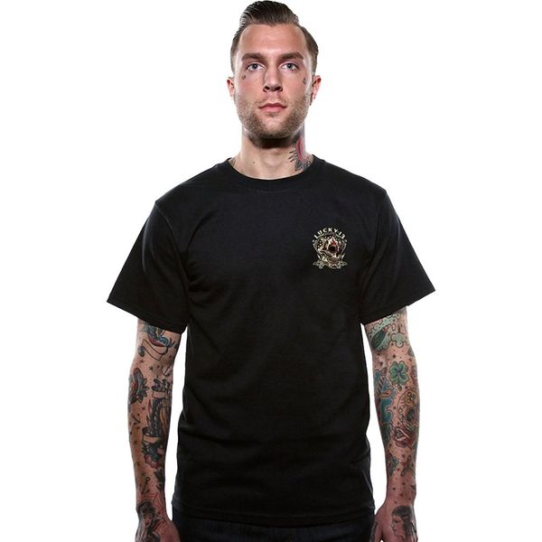 2019 fashion lucky men's dead tattoo short sleeve t-shirt black tee shirt
2019 fashion lucky men's dead tattoo short sleeve t-shirt black tee shirt