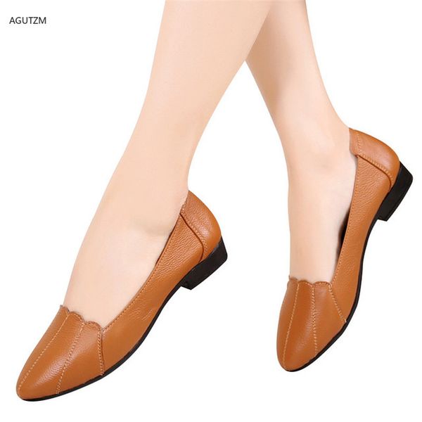 agutzm summer shoes women 2020 fashion genuine leather flat shoes woman casual comfortable flats soft loafers women h74, Black
agutzm summer shoes women 2020 fashion genuine leather flat shoes woman casual comfortable flats soft loafers women h74, Black