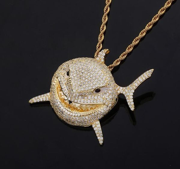 6ix9ine shark pendant full of zircon personality rap necklace hip hop men jewelry gift beaded charms002, Silver
6ix9ine shark pendant full of zircon personality rap necklace hip hop men jewelry gift beaded charms002, Silver