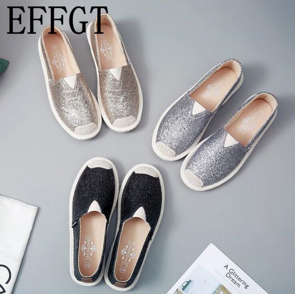 effgt women flat shoes casual loafers female bling fisherman shoes gold sliver lightweight shallow lazy for sneakers a253, Black
effgt women flat shoes casual loafers female bling fisherman shoes gold sliver lightweight shallow lazy for sneakers a253, Black