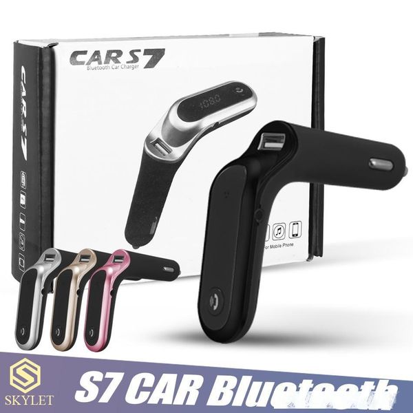 s7 car bluetooth fm transmitter fm adapter with usb car charger audio player mp3 handsupport tf cards for universal cellphone in box
s7 car bluetooth fm transmitter fm adapter with usb car charger audio player mp3 handsupport tf cards for universal cellphone in box