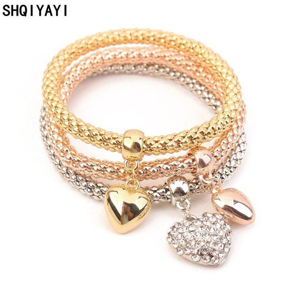 shqiyayi korean style multi layer heart bracelet bangles brand for women vintage fashion jewelry party gift 128227, Golden;silver
shqiyayi korean style multi layer heart bracelet bangles brand for women vintage fashion jewelry party gift 128227, Golden;silver