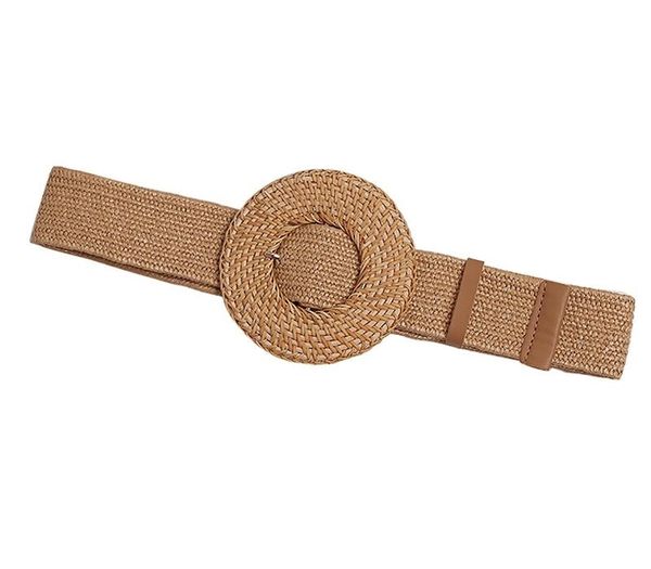 auau-straw knitted round buckle personality long wide belt women fashion tide all-match, Black;brown
auau-straw knitted round buckle personality long wide belt women fashion tide all-match, Black;brown