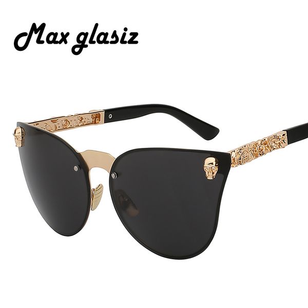 sunglasses 2021 unique skull cateyes fashion luxury men oversized rimless vintage for women gafas de sol, White;black
sunglasses 2021 unique skull cateyes fashion luxury men oversized rimless vintage for women gafas de sol, White;black