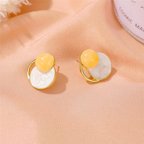 20pairs/lot european retro amber stud earrings 925 silver round contrast earring stick for women beige alloy ear jewelry fashion accessories, Golden;silver
20pairs/lot european retro amber stud earrings 925 silver round contrast earring stick for women beige alloy ear jewelry fashion accessories, Golden;silver