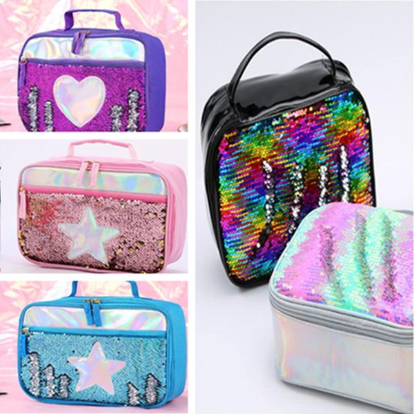 reversable sequins kids lunch bag sequined handbag school food pouch carry case children students zipper cooler waterproof picnic totely9071, Black
reversable sequins kids lunch bag sequined handbag school food pouch carry case children students zipper cooler waterproof picnic totely9071, Black
