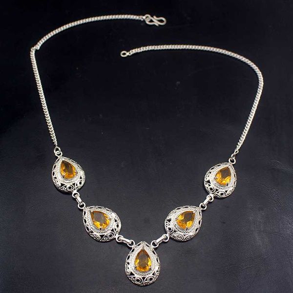 chains hermosa delicate drop shiny yellow citrinee silver color chain necklace 19 inch a906
chains hermosa delicate drop shiny yellow citrinee silver color chain necklace 19 inch a906