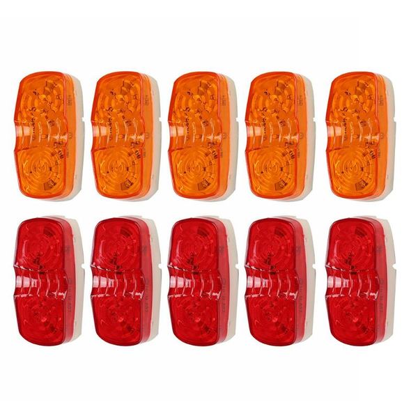 10 pcs led car side marker tail light double bullseye amber & red led trailer light for truck rv boat camper trailers kenworth
10 pcs led car side marker tail light double bullseye amber & red led trailer light for truck rv boat camper trailers kenworth