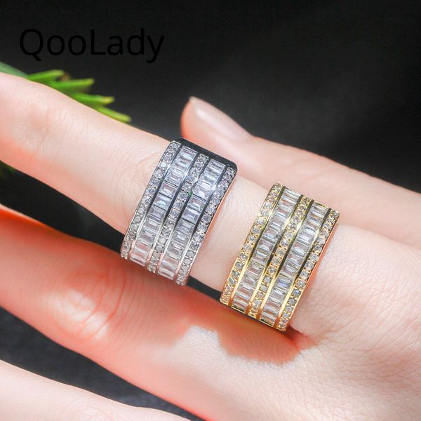 wedding rings qoolady 2021 brand beautiful micro pave cubic zirconia yellow gold color big wide for fashion women costume jewelry f048, Slivery;golden
wedding rings qoolady 2021 brand beautiful micro pave cubic zirconia yellow gold color big wide for fashion women costume jewelry f048, Slivery;golden
