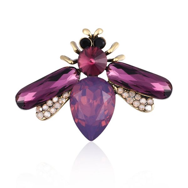 luxury purple crystal bee brooches for women blue/pink zirconia insect animal brooch pins party jewelry accessories pendant gift, Gray
luxury purple crystal bee brooches for women blue/pink zirconia insect animal brooch pins party jewelry accessories pendant gift, Gray