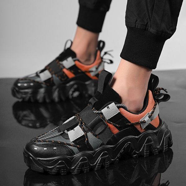 ins men dad sneakers kanye buckle west hip hop dancing light breathable thick bottom shoes men tenis masculino adulto, Black
ins men dad sneakers kanye buckle west hip hop dancing light breathable thick bottom shoes men tenis masculino adulto, Black