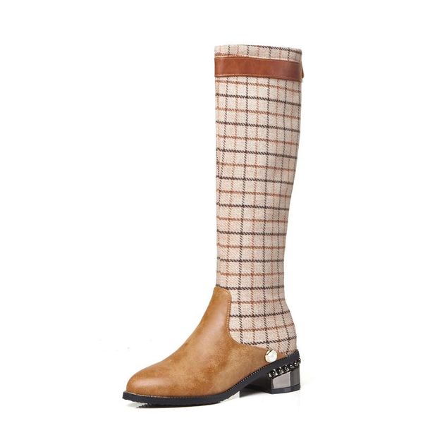 foreign trade in the winter of 2020 with the new party with grid size 32-48 tall canister boots knight female 181026 yards, Black
foreign trade in the winter of 2020 with the new party with grid size 32-48 tall canister boots knight female 181026 yards, Black