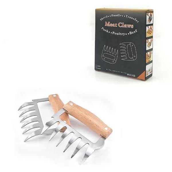 barbecue fork originality practical bear claw meat claws separator stainless steel beech handle tear bbq tools accessories 0048home
barbecue fork originality practical bear claw meat claws separator stainless steel beech handle tear bbq tools accessories 0048home