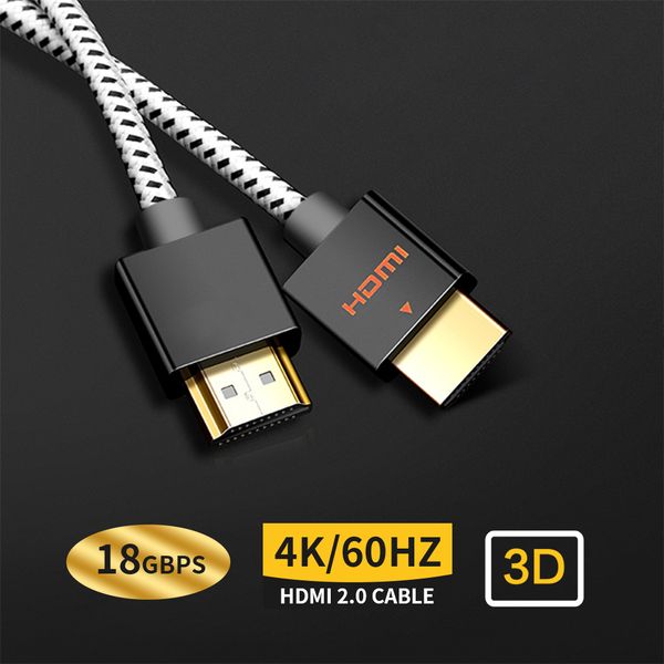 hdmi cable 2.0 4k/60hz for hd tv xbox ps3 ps4 projector ultra thin braid cord hdmi 1m 2m 3m high speed cable 4k
hdmi cable 2.0 4k/60hz for hd tv xbox ps3 ps4 projector ultra thin braid cord hdmi 1m 2m 3m high speed cable 4k