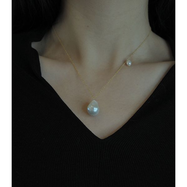 junerain brand fashion natural freshwater pearl pendant necklace for women long baroque pearl necklace gold statement jewelry accessories, Silver
junerain brand fashion natural freshwater pearl pendant necklace for women long baroque pearl necklace gold statement jewelry accessories, Silver