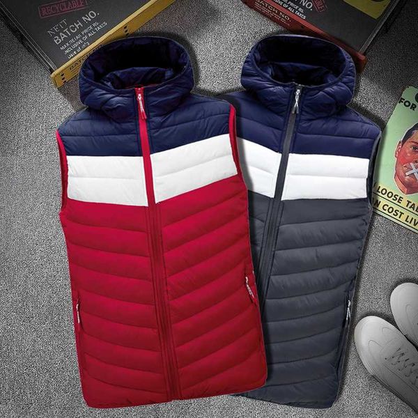 men warm vest hooded jacket men 2020 winter thermal clothing waistcoat vests male casual down jacket outwear puffer coat, Black;white
men warm vest hooded jacket men 2020 winter thermal clothing waistcoat vests male casual down jacket outwear puffer coat, Black;white