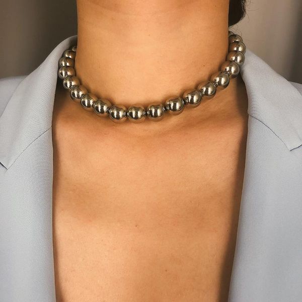 ingemark punk miami cuban choker necklace collar exaggerated fashion big full heavy beads thick chain necklaces collier 2020, Golden;silver
ingemark punk miami cuban choker necklace collar exaggerated fashion big full heavy beads thick chain necklaces collier 2020, Golden;silver
