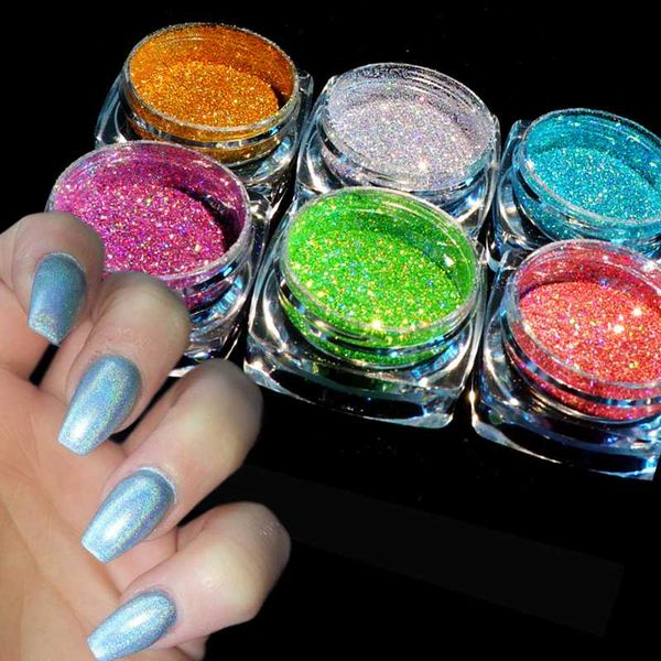 nail glitter 6 boxes/set holographic powder laser silver gold chrome pigment dust holo uv gel polish manicure art decorations
nail glitter 6 boxes/set holographic powder laser silver gold chrome pigment dust holo uv gel polish manicure art decorations