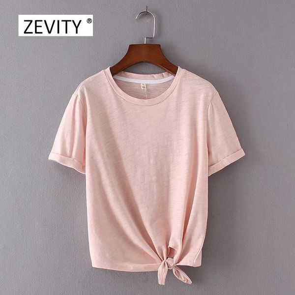 2020 new fashion women short sleeve candy color knotted t-shirt summer style casual t-shirt pullover women clothing t029, White
2020 new fashion women short sleeve candy color knotted t-shirt summer style casual t-shirt pullover women clothing t029, White