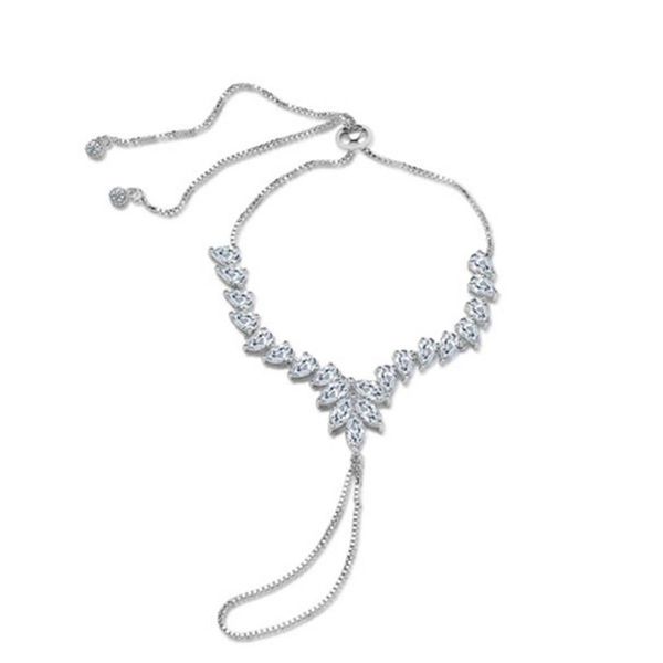 leaf cz crystal adjustable chain link bracelets gold color women cubic zirconia wedding party jewelry valentines day gift, Black
leaf cz crystal adjustable chain link bracelets gold color women cubic zirconia wedding party jewelry valentines day gift, Black