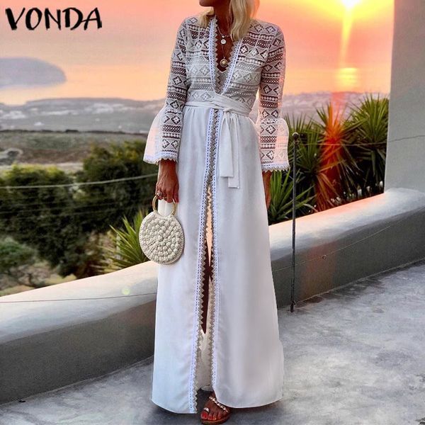 vonda lace crochet dress women hollow out maternity dresses elegant party cardigan robe 2020 summer vestidos pregnancy sundress, White
vonda lace crochet dress women hollow out maternity dresses elegant party cardigan robe 2020 summer vestidos pregnancy sundress, White