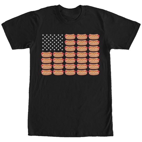 2019 мода 100% хлопок футболки hot dog american flag mens graphic t shirt tee рубашка
2019 мода 100% хлопок футболки hot dog american flag mens graphic t shirt tee рубашка