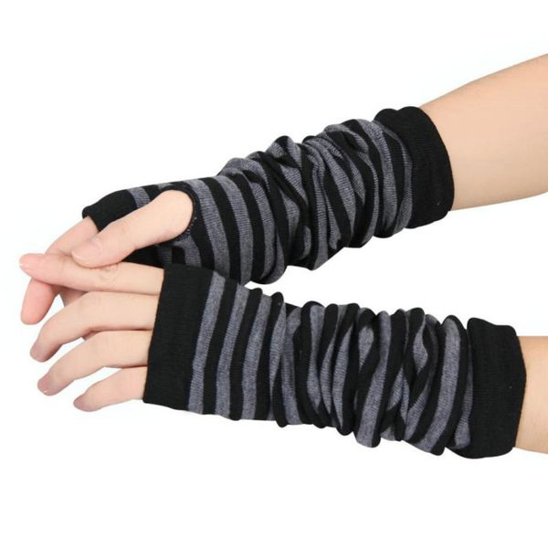 five fingers gloves fashion long women stretchy knitting striped fingerless mitten winter warm soft female glove for driving#1104y35, Blue;gray
five fingers gloves fashion long women stretchy knitting striped fingerless mitten winter warm soft female glove for driving#1104y35, Blue;gray