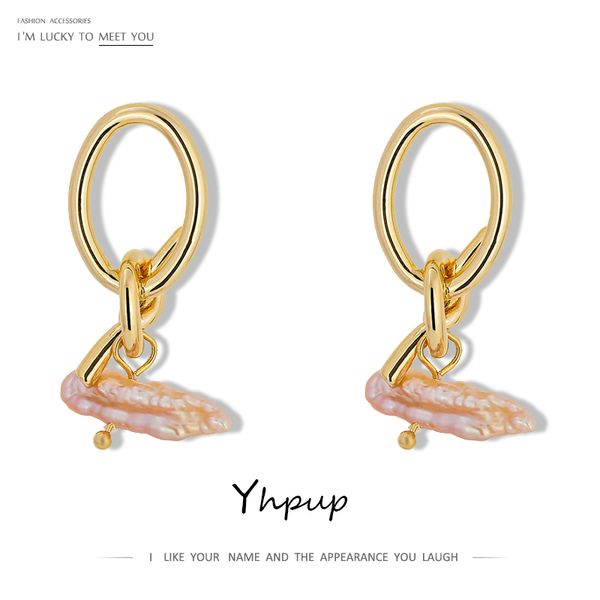 yhpup natural shaped baroque pearl drop dangle earrings fashion chic metal hollow earrings gold copper jewelry for women gift, Silver
yhpup natural shaped baroque pearl drop dangle earrings fashion chic metal hollow earrings gold copper jewelry for women gift, Silver